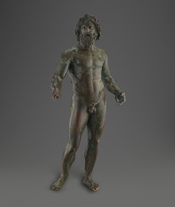 Statue du dieu Poséidon / Neptune debout
