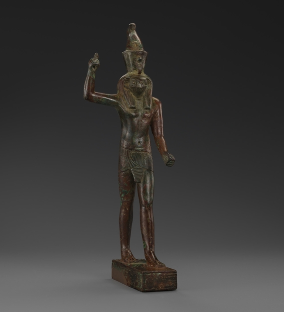 Statuette du dieu Horus harponneur