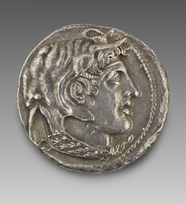 Tétradrachme de Ptolémée Ier Sôter au buste d'Alexandre