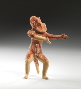 Figurine de satyre danseur