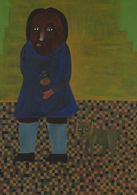 Girl and Cat