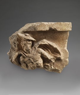 Fragment de relief orné d'Hermès / Mercure