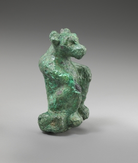 Statuette d'ours assis